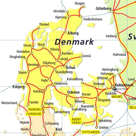 The most common danmark kort material is ceramic. Danmarkskort Byer Billede
