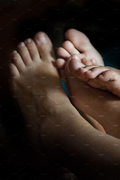 Mother And Daughters Feet High Quality People Images ~ Creative Market