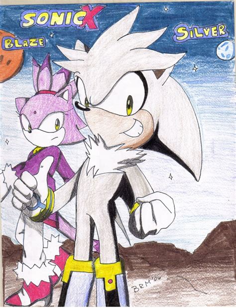 Silver And Blaze Sonic X Style By Ninjahaku21 On Deviantart