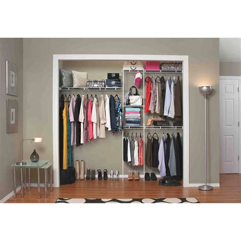 Adjustable closet organizer kit good afternoon everyone, a little bit different but we. Closetmaid Expandable Closet Organizer in White, 5 Ft. To ...