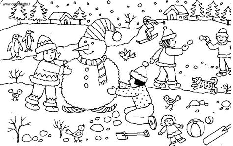 84 Dibujos De Invierno Para Colorear Oh Kids Page 8