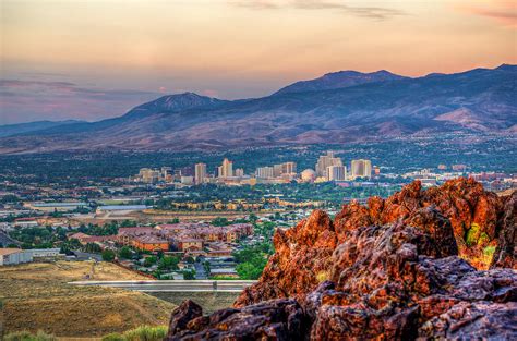 Stanley's handyman service, the kidd repairs, premium lawn and landscapes, advanced lawn and landscape, great basin earthscapes, llc. Reno Nevada Cityscape at Sunrise Photograph by Scott McGuire