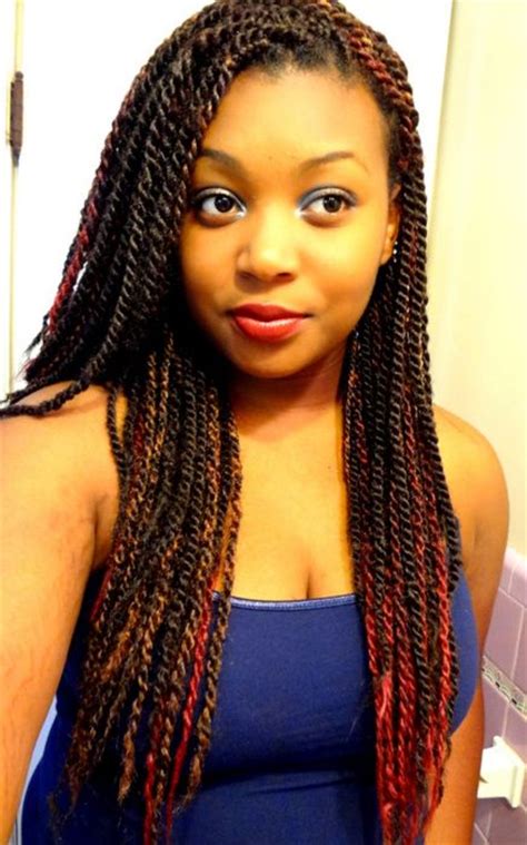 Wearing thick crochet braids twist or dreadlocks, you will look endlessly cool. Marley twists with highlights | kinks, coils, and curls ...
