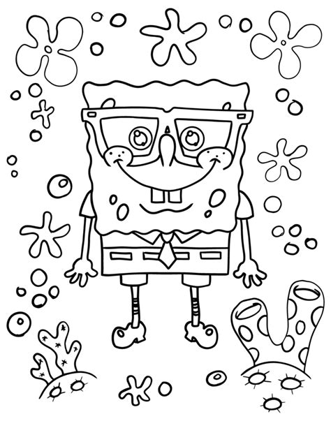 Printable Spongebob Coloring Pages Anya And Papa Blog Spongebob