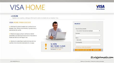 Consultar el saldo en visa home tarjeta alimentar ingresar al sitio web oficial de visa para poder conocer el día de carga de la tarjeta. Problemas con Tarjeta Visa Argentina y cómo comunicarse ...