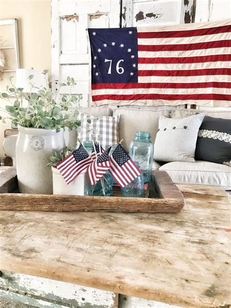 To accomplish this look, furnish your living room with. 20 Great Living Room Decor For 4th of July Celebrate