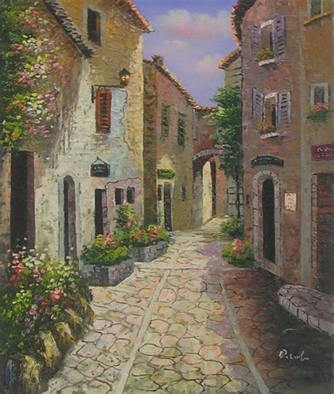 Cobblestone Painting At Explore Collection Of