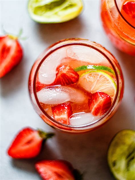Enhance your water with 310 nutrition tasty, cherry limeade powder mix. Sparkling Strawberry Limeade - All the Healthy Things ...