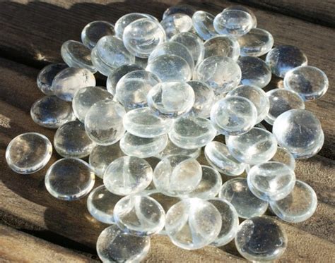Clear Glass Vase Gem Marbles 34 Lb 340 G By Robyriker On Etsy