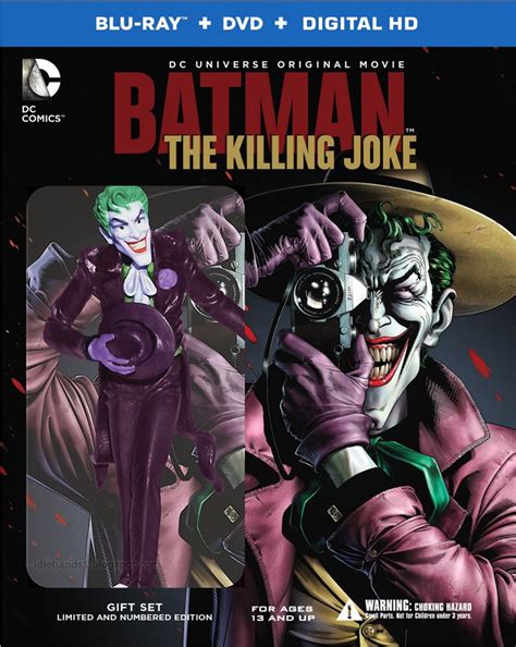 As batman hunts for the escaped joker, the clown prince of crime attacks the gordon family to prove a diabolical point mirroring his own fall into madness. Idle Hands: Batman: The Killing Joke Full Blu-ray & DVD ...