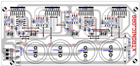 The tda7294 amplifier module is a monolithic integrated circuit. tda7294_bridge_layout_amplificador 1 in 2020 | Hifi amplifier, Audio amplifier, Diy amplifier