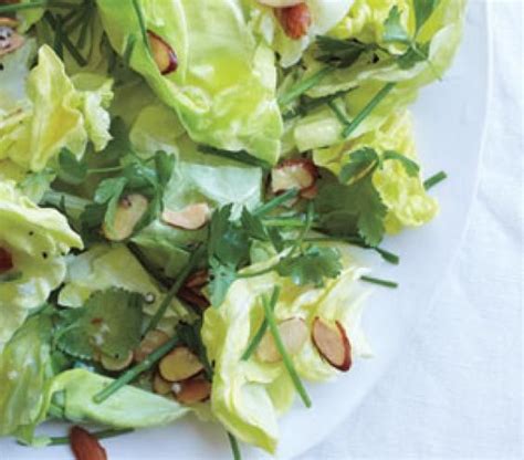 Boston Lettuce Salad With Herbs And Toasted Almonds Recipe Recipe