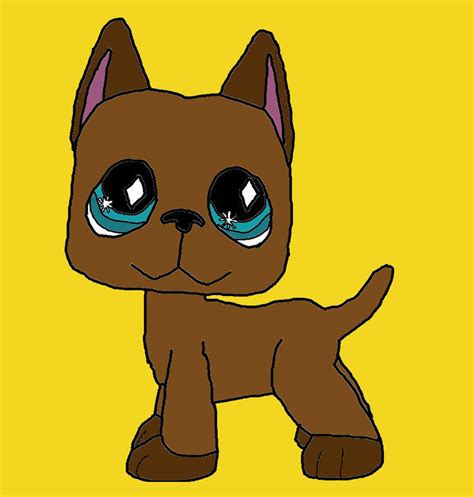 Learn to draw fish, cats, dogs, and birds. Littlest Pet Shop - #636 Great Dane Drawing by rainbowkitttylover29 on DeviantArt