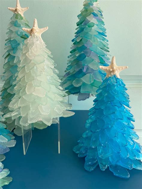 These Beautiful Sea Glass Christmas Trees Will Give Your Christmas A Tropical Feel Mini
