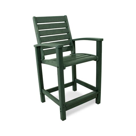 Not all ceilings are 8 feet high; The POLYWOOD Signature Counter Chair gives you just the ...