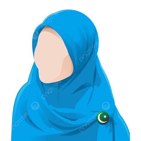 Faceless Muslimah Wear Hijab Vector Faceless Muslimah Muslim Hijab Muslim Woman Png And