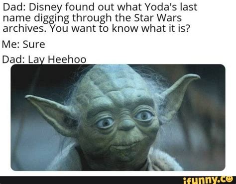 Dad Disney Found Out What Yodas Last Name Digging Through The Star