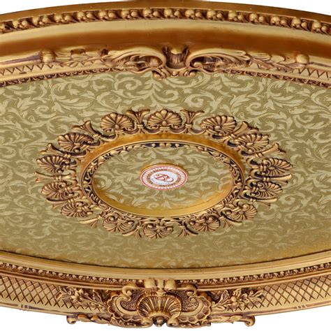 Enjoy free shipping on most stuff, even big stuff. 43" Oval Gold Ceiling Medallion Decorative Architectural ...
