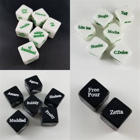 Custom Dice One D6 Text On All Six Sides Numbers And Etsy