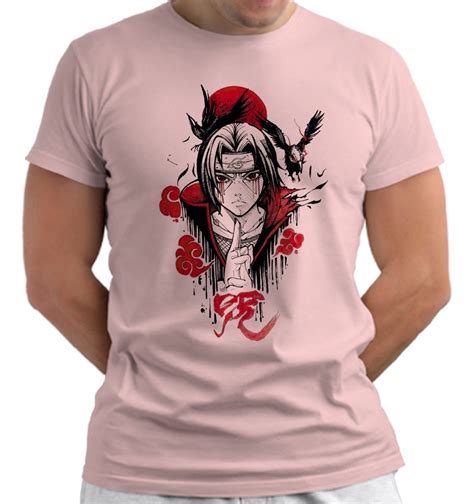 Camiseta Uchiha Itachi Camisa Naruto Anime Desenho Presente Mercado Livre