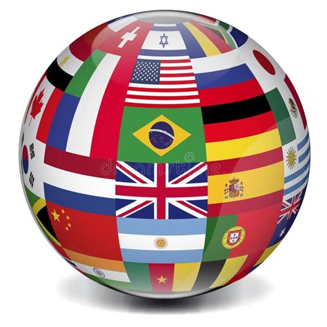 International Globe World Globe Formed By International Flags Ad