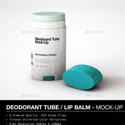 Download 100+ Best Deodorant Mockup Templates | Free & Premium