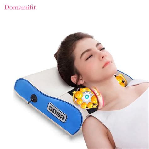 Infrared Heating Shiatsu Massager Neck Shoulder Back Body Multifunctional Massage Pillow Device