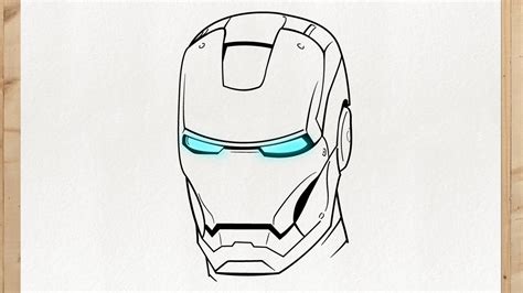 Como Dibujar A Iron Man Facil Paso A Paso Youtube
