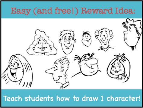 Easy Reward Teach Students To Draw Your Teachers Aide Classroom