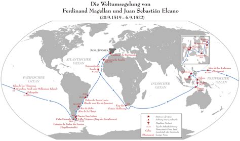 Ferdinand Magellan Aufbruch Zur Ersten Weltumsegelung Wissende