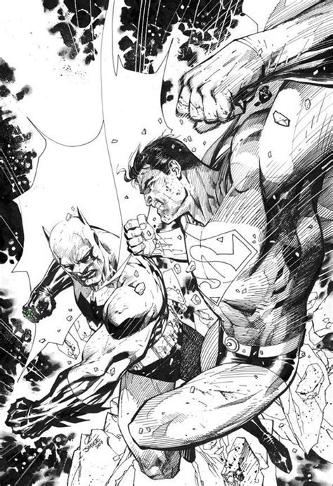 Batman Vs Superman By Jim Lee Comic Art Pinterest Jim Lee Batman
