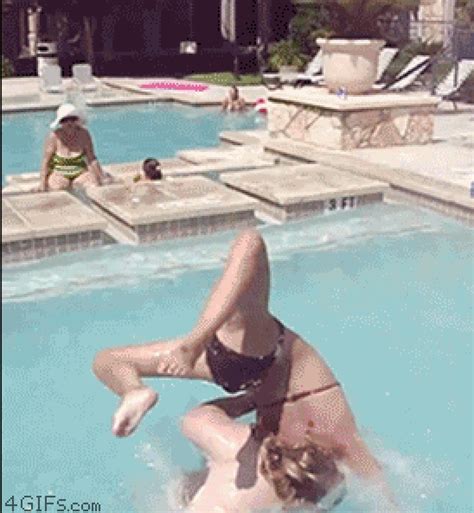 Pool Fails How Not To Be Cool This Summer Gifs Huffpost