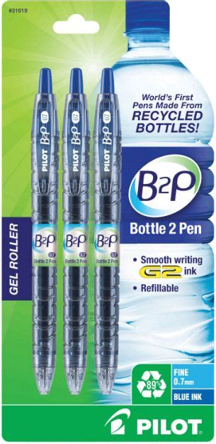 Pilot B2p Bottle 2 Pen Recycled Gel Pen Retractable Fine 07 Mm
