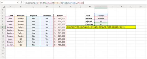 How To Write A Multiple Criteria Xlookup Function