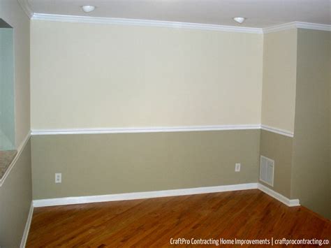 two tone paint with chair rail in master bedroom - Google ...