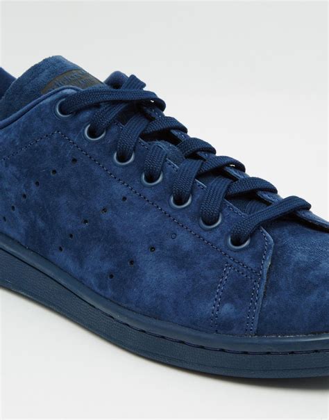 Adidas Originals Stan Smith Suede Trainers In Blue For Men Lyst