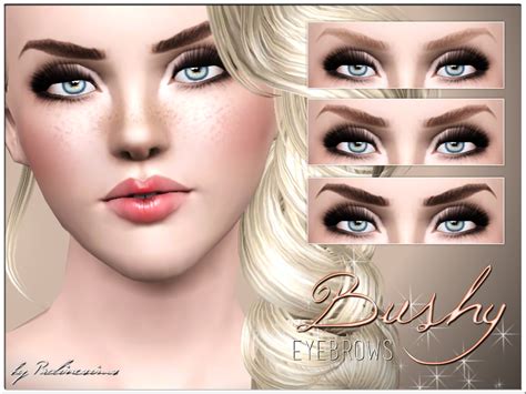 Everyone notices my eyebrow, especially girls, how you have such long. Pralinesims' Bushy Eyebrows