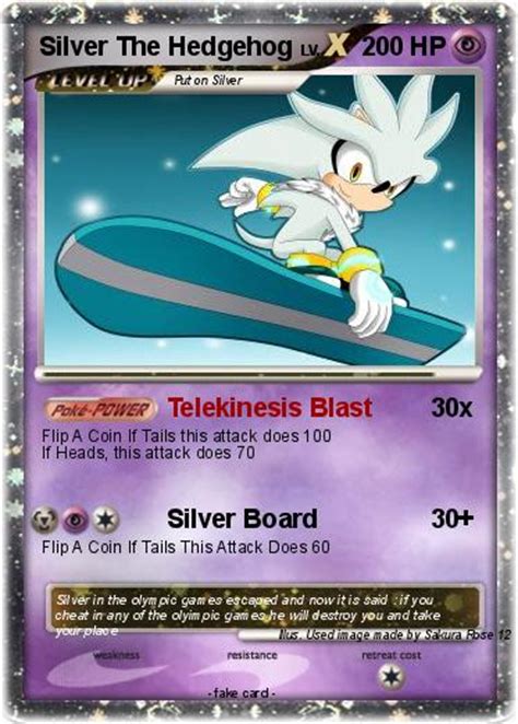 Search for pokémon cards display. Pokémon Silver The Hedgehog 83 83 - Telekinesis Blast - My Pokemon Card