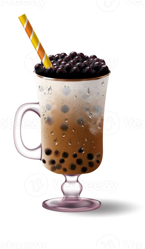 Bubble Milk Tea Pearl Milk Tea Png 15723747 Png