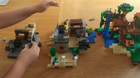 Lego Minecraft Herobrine Attack Part 1 Youtube