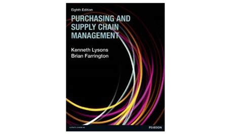 Purchasing And Supply Chain Management Paperback Dr Brian Farrington