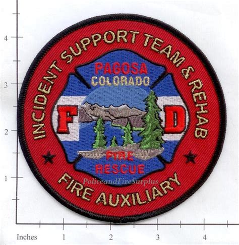 Colorado Pagosa Fire Rescue Incident Support Team And Fire Auxiliary F