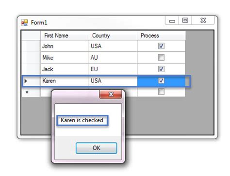 Winforms How Can I Check If Checkbox Is Checked In Datagridview