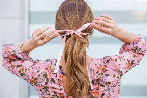Three Tips For Wearing The Hair Ribbon Ponytail Trend Beauty