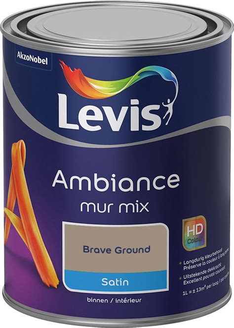 Levis Ambiance Muurverf Mix Satin Brave Ground 1l Bol