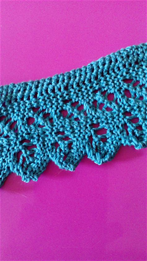 Hand drawn detailed botanical background. Ravelry: Double Oak Leaf Lace pattern by A.M.