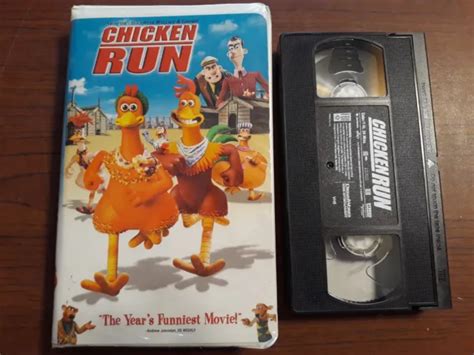 Chicken Run Vhs Mel Gibson Julia Sawalha Tony Haygarth Picclick