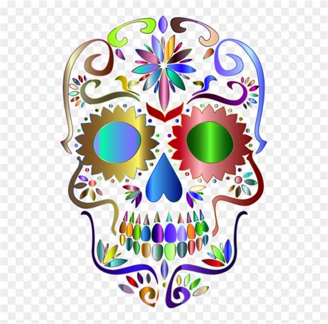 Download Calavera Skull Computer Icons Candy - Sugar Skull Transparent Background, HD Png Download ...