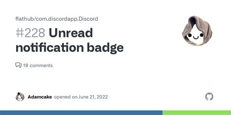 Unread Notification Badge · Issue 228 · Flathubcomdiscordappdiscord