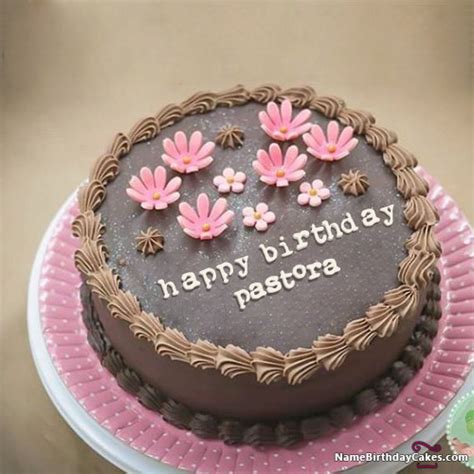 Happy Birthday Pastora Cakes Cards Wishes